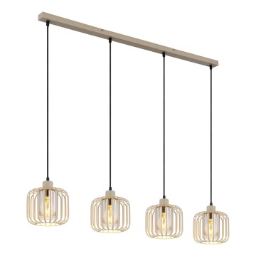 Globo - Підвісна люстра на тросі 4xE27/40W/230V