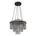 Globo - Підвісна люстра на тросі 5xE27/60W/230V чорна