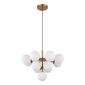 Globo - Подвесная люстра 13xG9/5W/230V диаметр 56 см золотистый