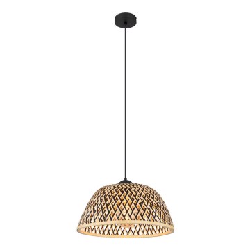 Globo - Подвесная люстра 1xE27/15W/230V бамбук