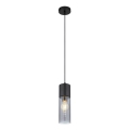 Globo - Подвесная люстра 1xE27/25W/230V диаметр 10,5 см черный