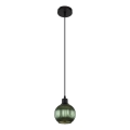 Globo - Подвесная люстра 1xE27/25W/230V диаметр 15 см зеленый