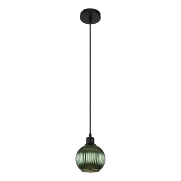 Globo - Подвесная люстра 1xE27/25W/230V диаметр 15 см зеленый