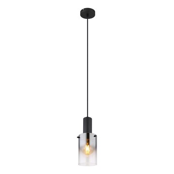 Globo - Подвесная люстра 1xE27/40W/230V диаметр 12,5 см черный