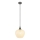 Globo - Подвесная люстра 1xE27/40W/230V диаметр 24 см белый/антрацит