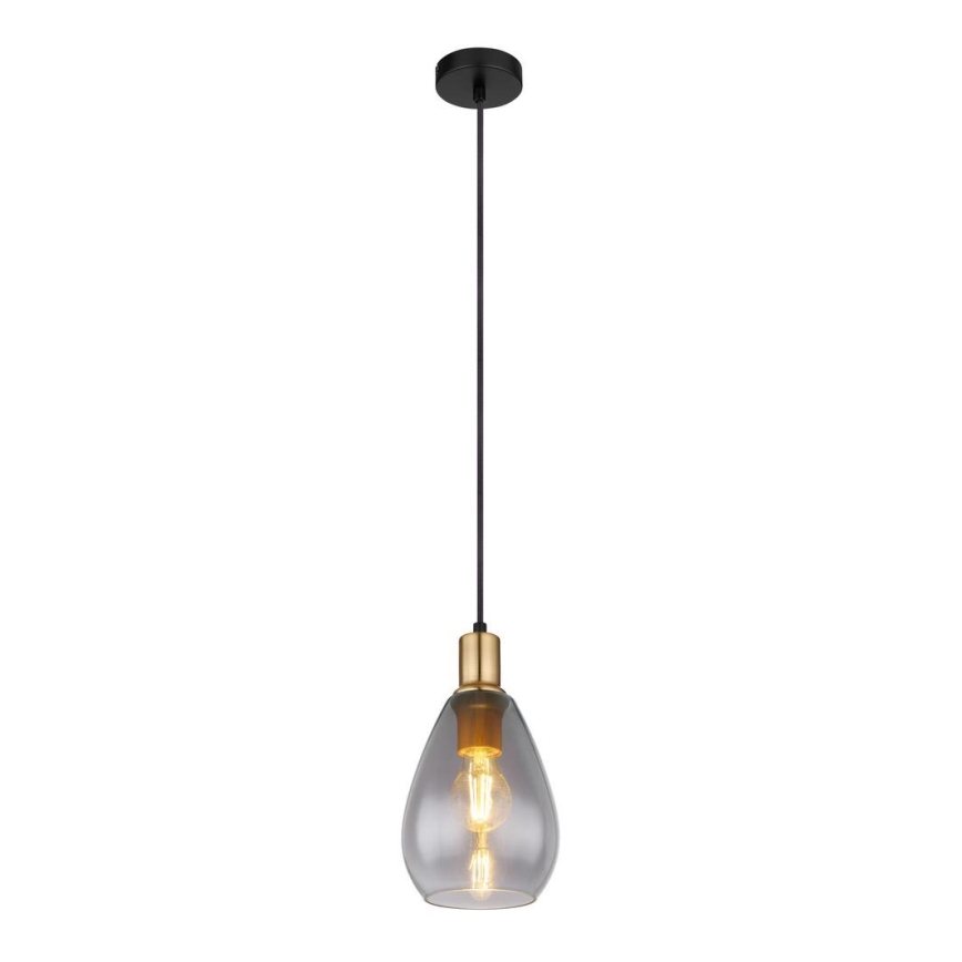 Globo - Подвесная люстра 1xE27/40W/230V латунь