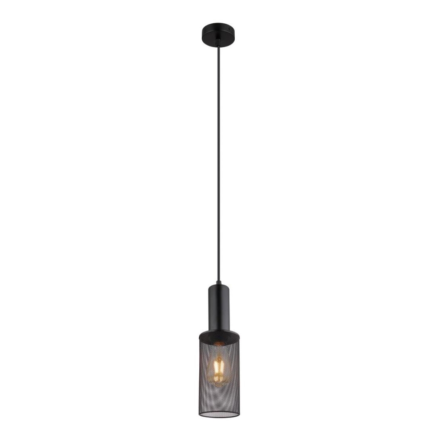 Globo - Подвесная люстра 1xE27/60W/230V черный