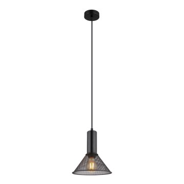 Globo - Подвесная люстра 1xE27/60W/230V черный