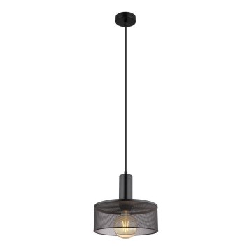 Globo - Подвесная люстра 1xE27/60W/230V черный