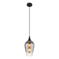Globo - Подвесная люстра 1xE27/60W/230V диаметр 18 см черный