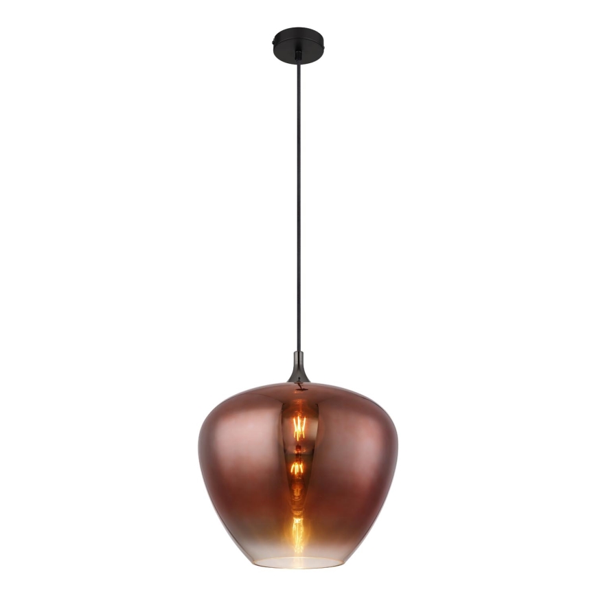 Globo - Подвесная люстра 1xE27/60W/230V диаметр 40 см медный