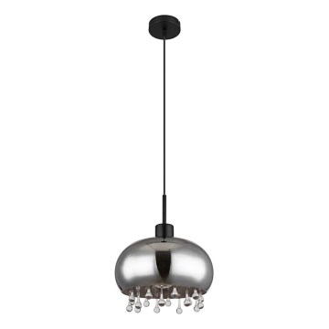 Globo - Подвесная люстра 1xE27/9W/230V диаметр 28 см черный
