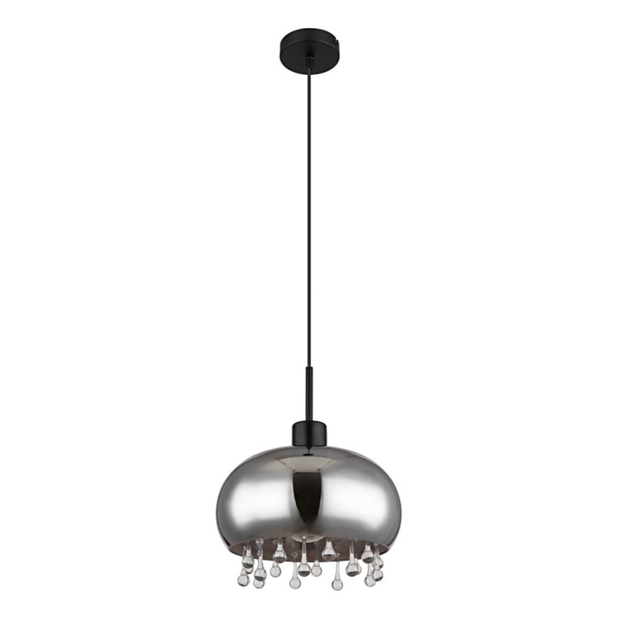 Globo - Подвесная люстра 1xE27/9W/230V диаметр 28 см черный