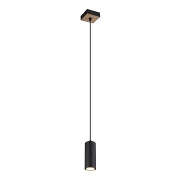 Globo - Подвесная люстра 1xGU10/35W/230V черная/коричневая