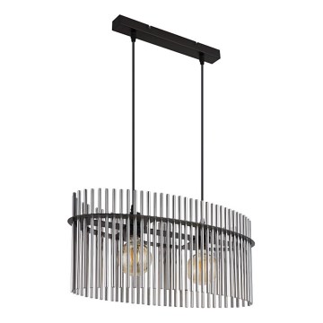 Globo - Подвесная люстра 2xE27/60W/230V черный