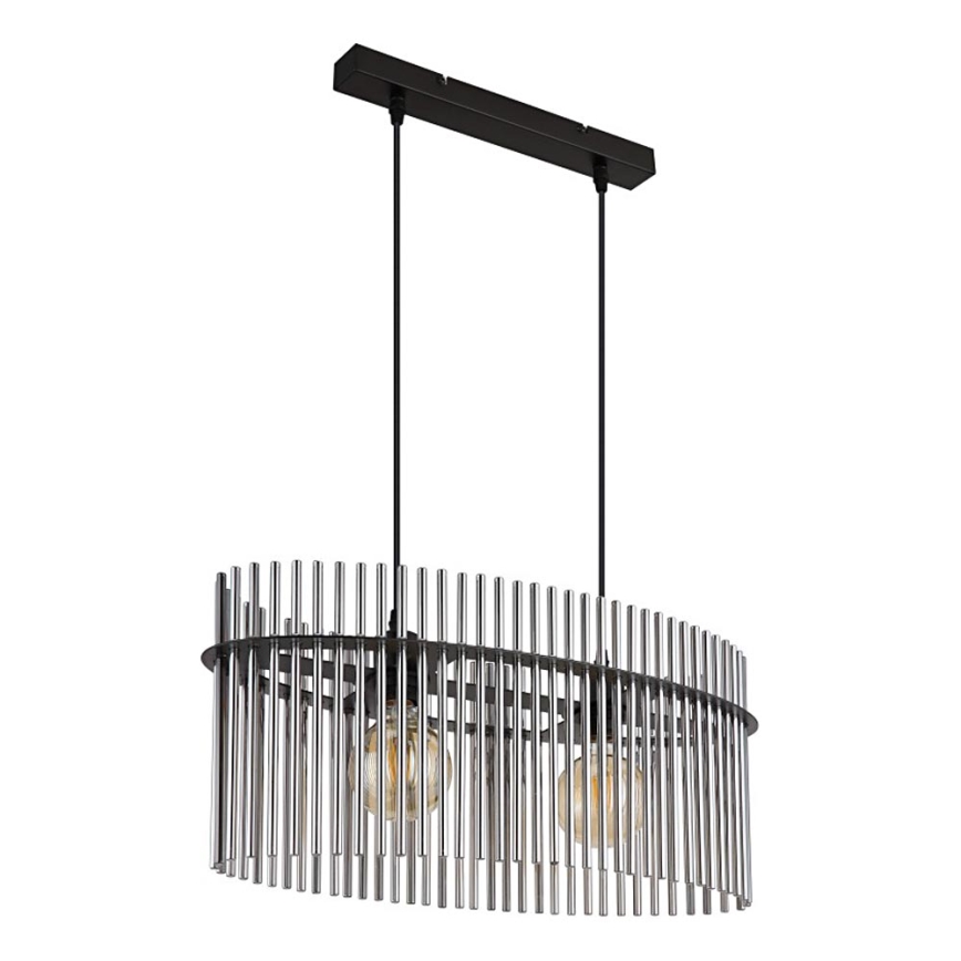Globo - Подвесная люстра 2xE27/60W/230V черный