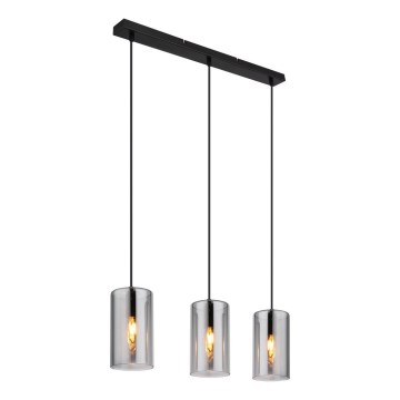 Globo - Подвесная люстра 3xE14/25W/230V черный
