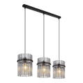 Globo - Подвесная люстра 3xE27/60W/230V черный
