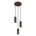 Globo - Подвесная люстра 3xGU10/25W/230V коричневый