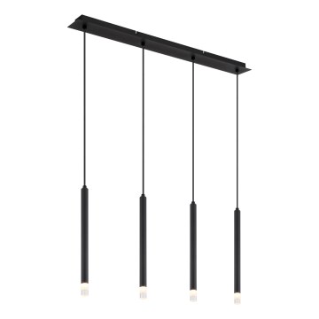 Globo - Подвесная люстра 4xG9/4W/230V черный