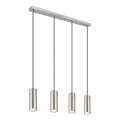 Globo - Подвесная люстра 4xGU10/35W/230V матовый хром