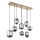 Globo - Подвесная люстра 8xE14/40W/230V дымчатый