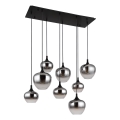Globo - Подвесная люстра на тросе 8xE27/40W/230V чёрная