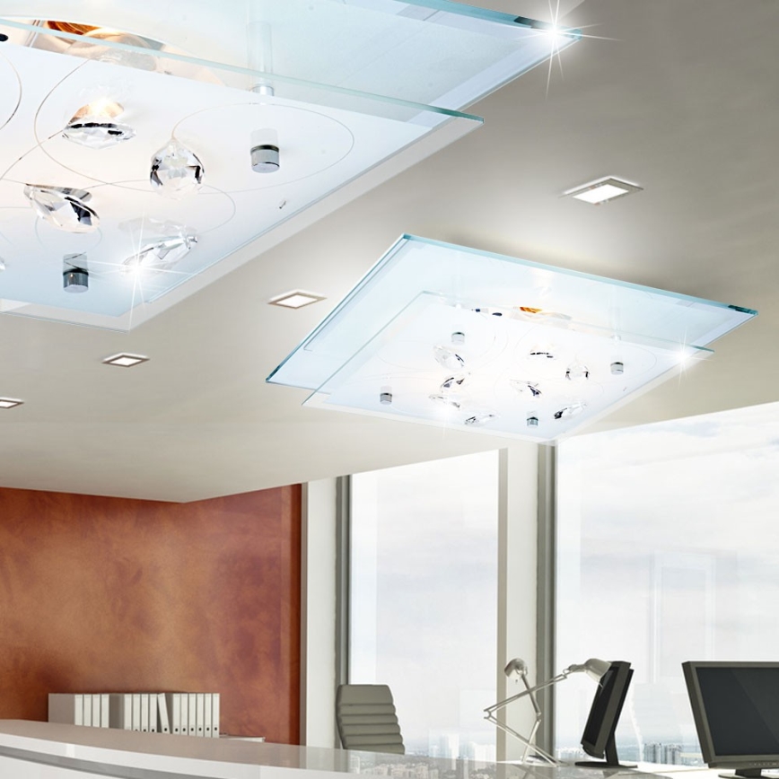 Globo - Потолочный светильник 2xE27ILLU/40W/230V