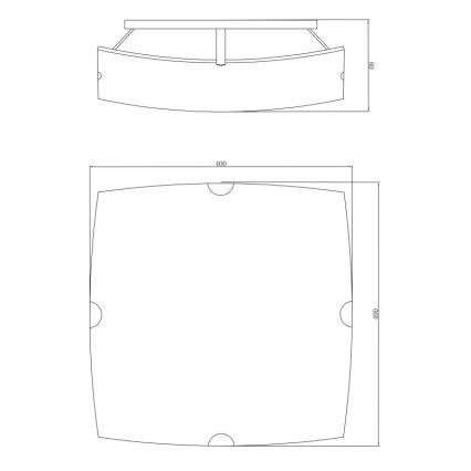 Globo - Потолочный светильник 3xE27/60W/230V