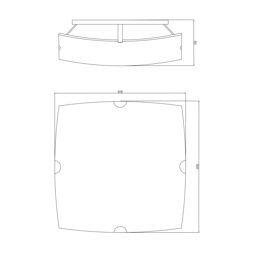 Globo - Потолочный светильник 3xE27/60W/230V