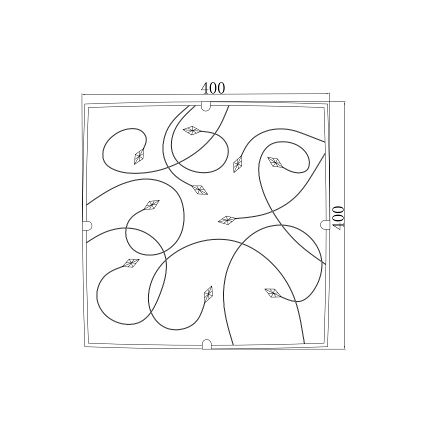 Globo - Потолочный светильник 3xE27/60W/230V