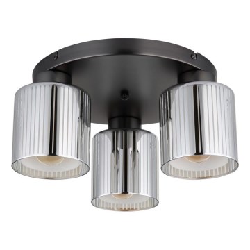 Globo - Потолочный светильник 3xE27/60W/230V, полированный хром, диаметр 34,5 см