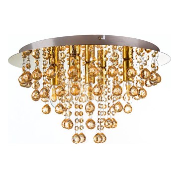 Globo - Потолочный светильник 5xE14/40W/230V диаметр 46 см золотистый