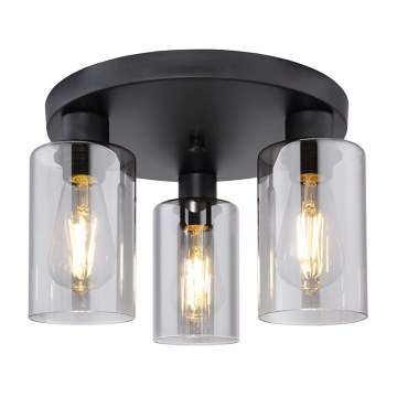 Globo - Потолочный светильник 3xE27/60W/230V черный