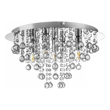 Globo - Потолочный светильник 5xE14/40W/230V диаметр 46 см блестящий хром
