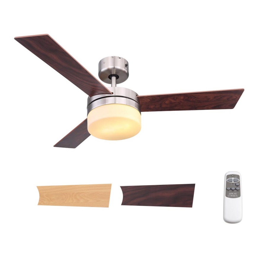 Globo - Потолочный вентилятор 2xE14/40W/230V + дистанционное управление