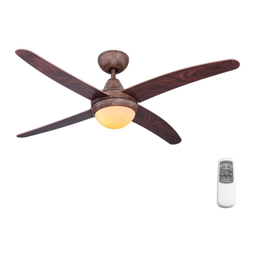 Globo - Потолочный вентилятор 2xE14/60W/230V + дистанционное управление
