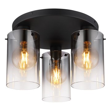 Globo - Припотолочная люстра 3xE27/40W/230V диаметр 40,5 см черный