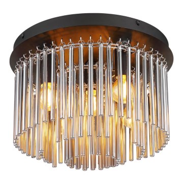 Globo - Припотолочная люстра 5xE14/40W/230V диаметр 32 см черный