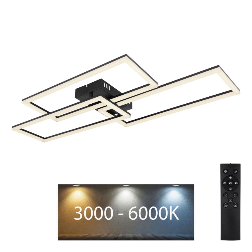 Globo - Пристельова LED люстра з регулюванням яскравості LED/58W/230V 3000-6000K + пульт дистанційного керування