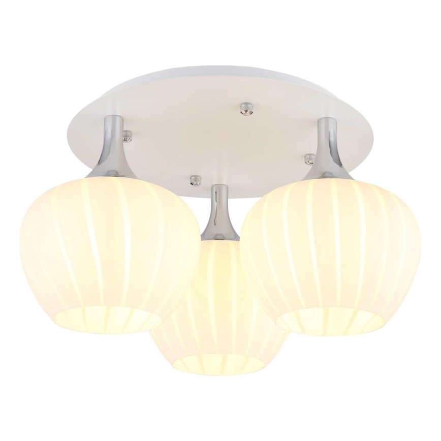 Globo - Пристельова люстра 3xE27/40W/230V білий