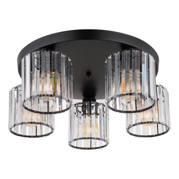 Globo - Пристельова люстра 5xE27/60W/230V діаметр 46,5 см чорний