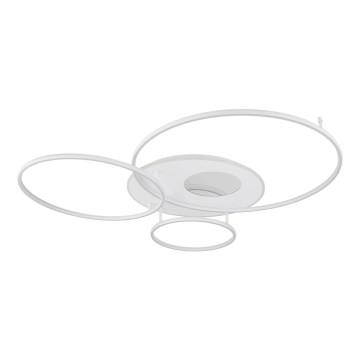 Globo - регульований LED стельовий світильник LED/70W/230V 2700-6500K 105x26,5 см сріблястий + пульт дистанційного керування