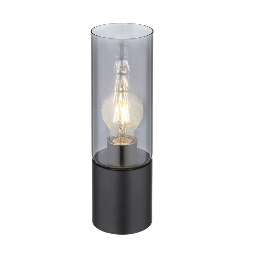 Globo - Сенсорна настільна лампа 1xE27/25W/230V діаметр 9 см чорний