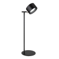 Globo - Сенсорна настільна LED лампа з регулюванням яскравості 4в1 LED/4W/5V 3000/4000/5000K 1200 mAh чорний