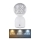 Globo - Сенсорна настільна LED лампа з регулюванням яскравості LED/2,5W/3,7V 2700/4000/65000K 1800 mAh USB білий