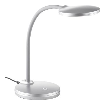 Globo - Сенсорна настільна LED лампа з регулюванням яскравості LED/4W/230V срібний