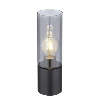 Globo - Сенсорная настольная лампа 1xE27/25W/230V диаметр 9 см черный