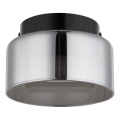 Globo - Стельовий LED світильник 1xGX53/6W/230V діаметр 13 см димчастий/чорний