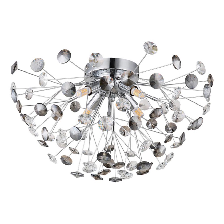 Globo - Стельовий LED світильник 4xG9/3,5W/230V діаметр 45 см глянцевий хром